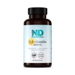 D3 Vitamiin 2000 IU - luud, lihastöö, immuunsus 60 kpt NutriDream