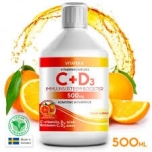 C + D3 + tsink immuunsüsteemile 500 mg  Vitateka toidulisand