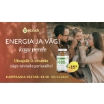 Vitamiin D3 4000IU kanepiseemnejahuga - 90tkpsl Ecosh